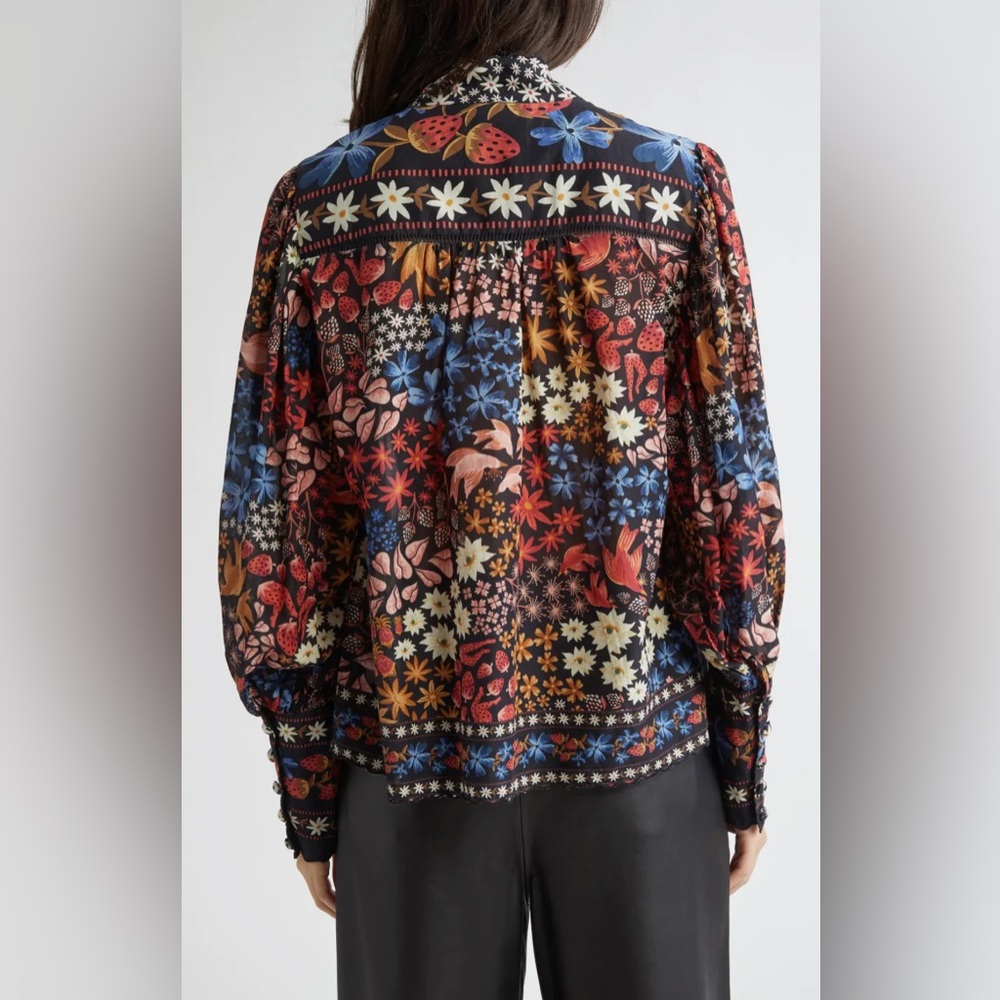 FARM RIO Jujus Garden Floral Blouse - Picture 5 of 11